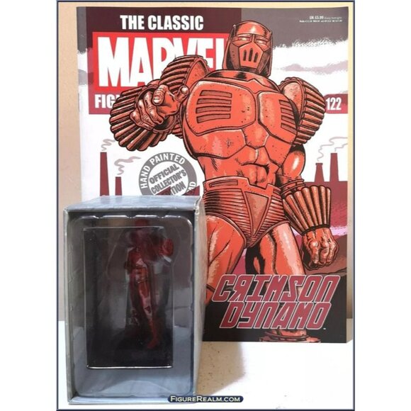 Eaglemoss 1:16 Classic Marvel Figurine w/Book: Crimson Dynamo #122 - Picture 1 of 1